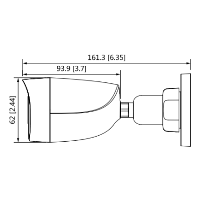 DAHUA HAC-HFW1200CN-A - Cámara Bullet 1080p/ Micrófono Integrado/ Lente de 2.8mm/ 30 Mts de Ir/ IP67/ Policarbonato/ CVI/CVBS/AHD/TVI/ BLC/HLC/DWDR DAHUA HAC-HFW1200CN-A - Cámara Bullet 1080p/ Micrófono Integrado/ Lente de 2.8mm/ 30 Mts de Ir/ IP67/ Policarbonato/ CVI/CVBS/AHD/TVI/ BLC/HLC/DWDR